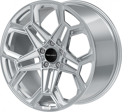 Proline Techart Daytona II arctic silver Alufelge 12x22 Zoll ET70 LK 5x130 ML71.5 – Bild 8