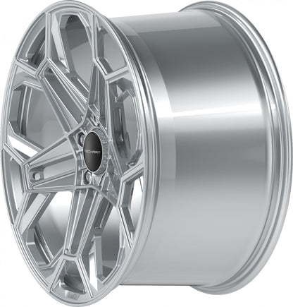 Proline Techart Daytona II arctic silver Alufelge 12x22 Zoll ET70 LK 5x130 ML71.5 – Bild 10