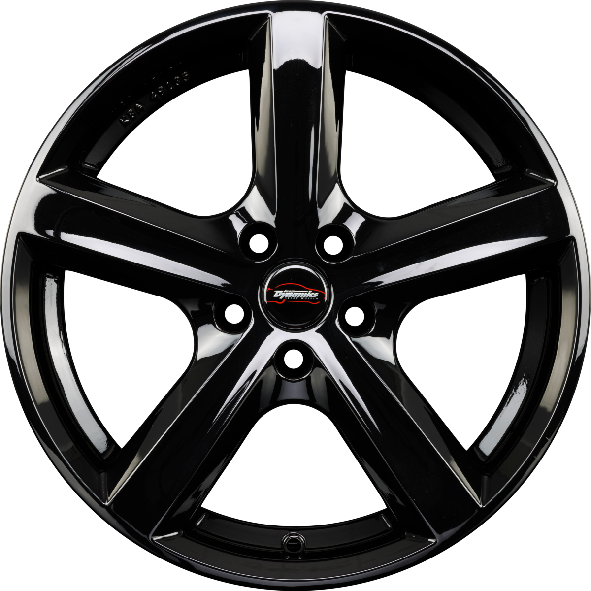 Team Dynamics Cyclone Gloss Black Alufelge 6.5x16 Zoll ET38 LK 5x98 ML73.1
