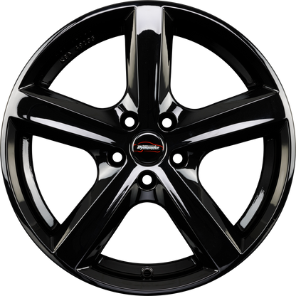 Team Dynamics Cyclone Gloss Black Alufelge 6.5x16 Zoll ET38 LK 5x98 ML73.1