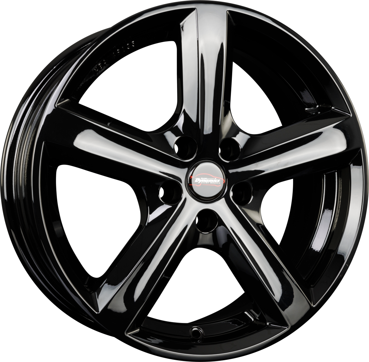 Team Dynamics Cyclone Gloss Black Alufelge 6.5x16 Zoll ET38 LK 5x98 ML73.1 – Bild 2