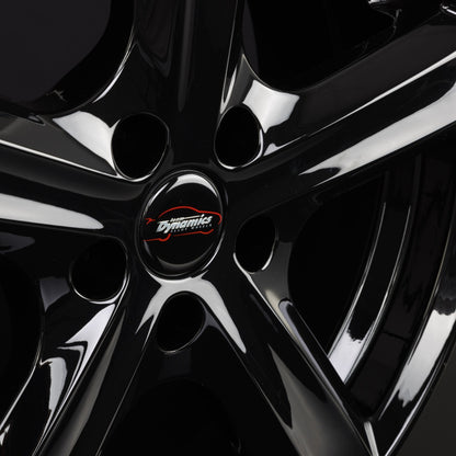 Team Dynamics Cyclone Gloss Black Alufelge 6.5x16 Zoll ET38 LK 5x98 ML73.1 – Bild 3