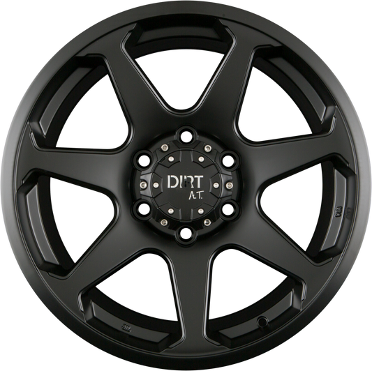 Dirt A.T. D42 Black Matt Alufelge 9x18 Zoll ET25 LK 6x139.7 ML106.1
