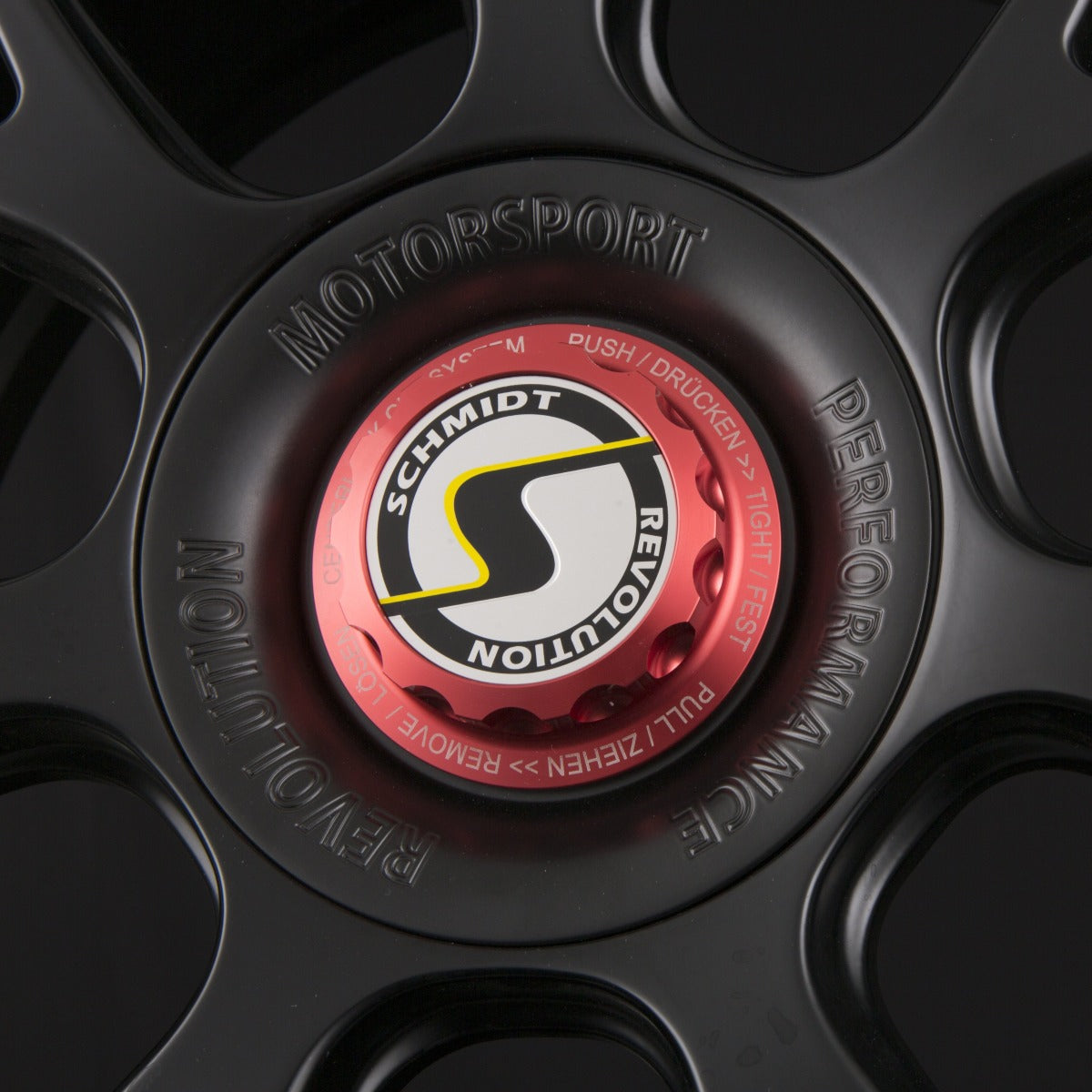 Schmidt REVOLUTION Gambit Satin Black mit Centerlock Deckel Alufelge 8.5x19 Zoll ET45 LK 5x112 ML66.5 – Bild 5