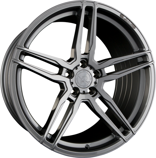 Yido Performance YP-FF1 Gloss Gun Metal Alufelge 8.5x19 Zoll ET35 LK 5x120 ML72.6 – Bild 2