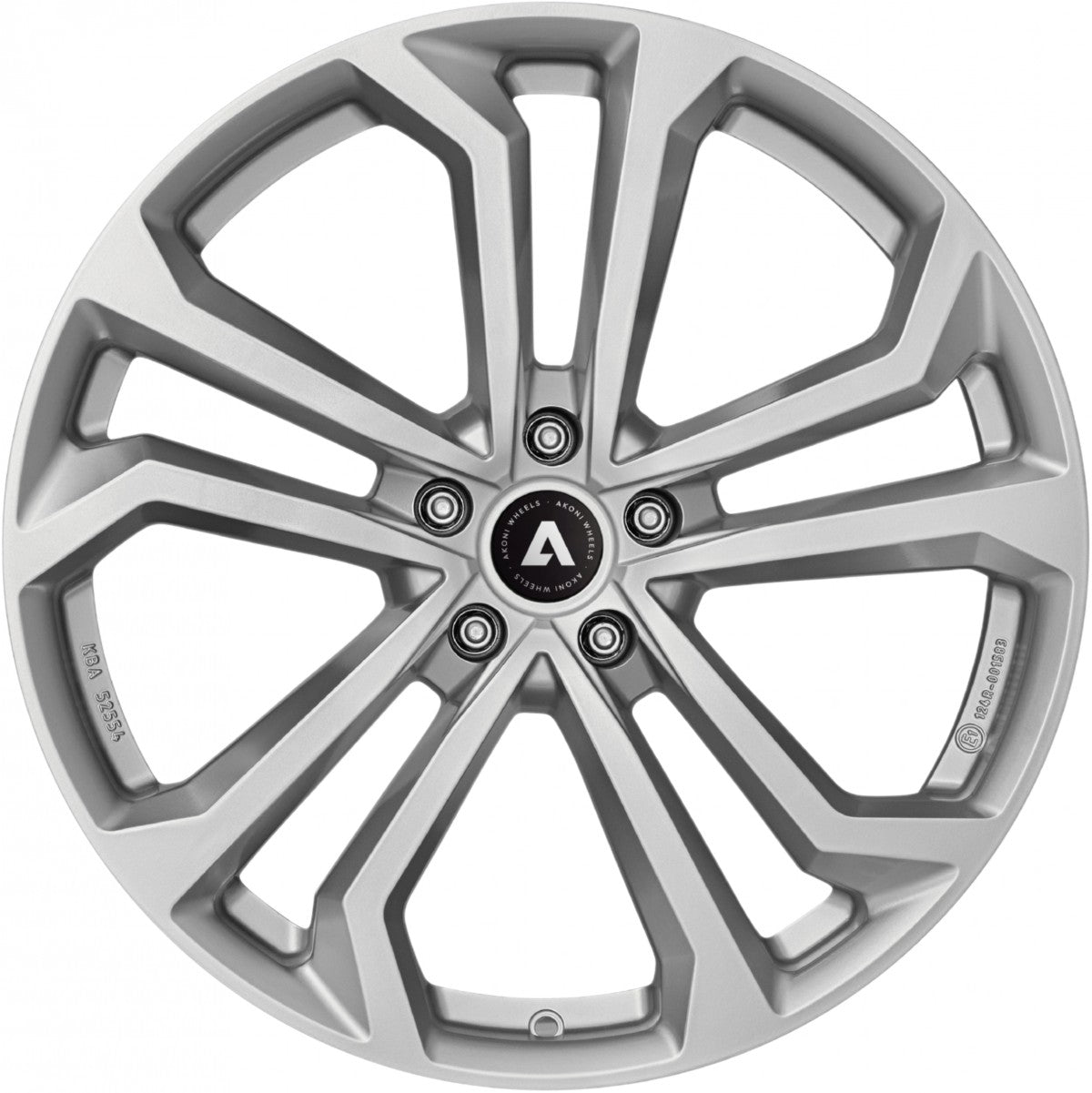 Akoni AK04 silver Alufelge 8x19 Zoll ET48 LK 5x108 ML63.4 – Bild 2
