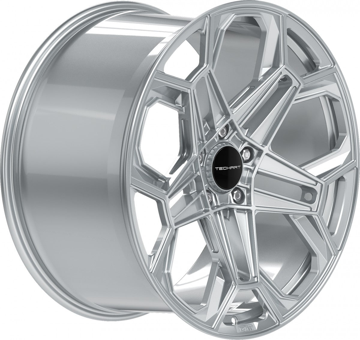 Proline Techart Daytona II arctic silver Alufelge 11.5x22 Zoll ET58 LK 5x130 ML71.5 – Bild 4