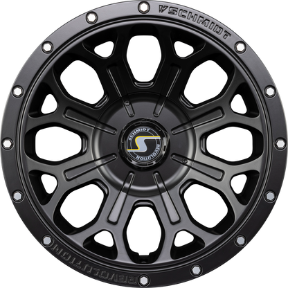 Schmidt REVOLUTION 17HDF Satin Black mit Softhorn Alufelge 9x17 Zoll ET33 LK 6x139.7 ML93.1