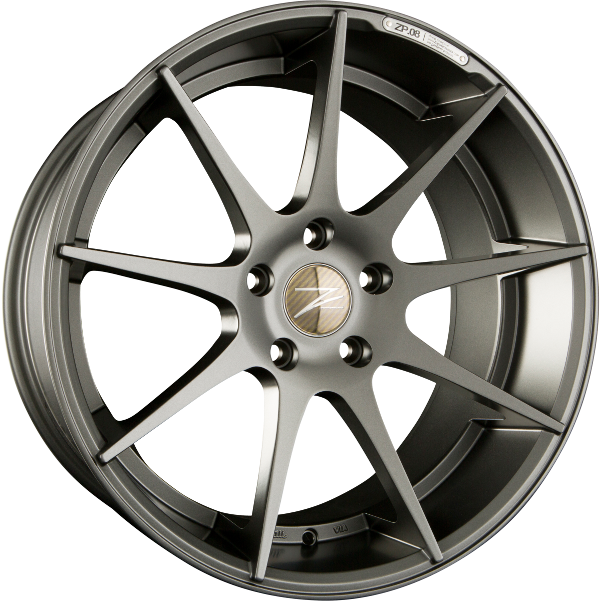 Z-Performance ZP.08 (HS509) Matt Gunmetal Alufelge 9.5x19 Zoll ET35 LK 5x120 ML72.6 – Bild 2