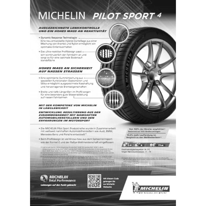 Michelin Pilot Sport 4 ZP * DOT23 225/45 R18 95Y Sommer DOT 23 – Bild 3