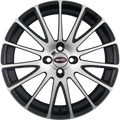 Team Dynamics Jet-GT Gloss Black Machined Face Alufelge 7.5x18 Zoll ET35 LK 4x108 ML63.4