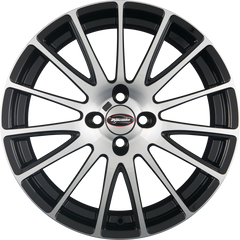 Team Dynamics Jet-GT Gloss Black Machined Face Alufelge 7.5x18 Zoll ET35 LK 4x108 ML63.4