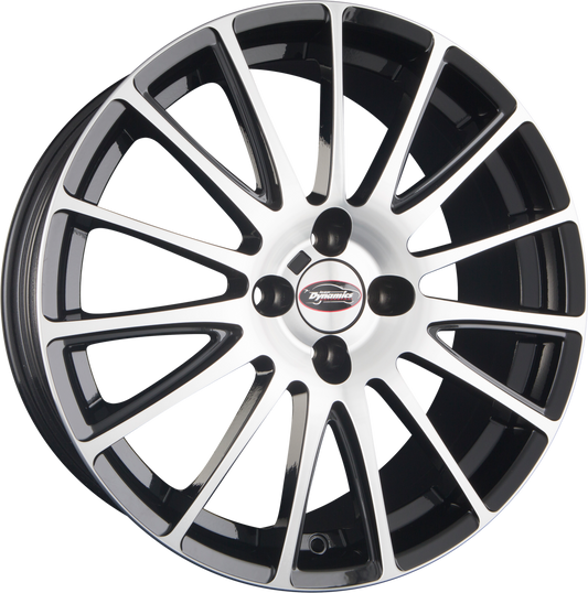 Team Dynamics Jet-GT Gloss Black Machined Face Alufelge 7.5x18 Zoll ET35 LK 4x108 ML63.4 – Bild 2