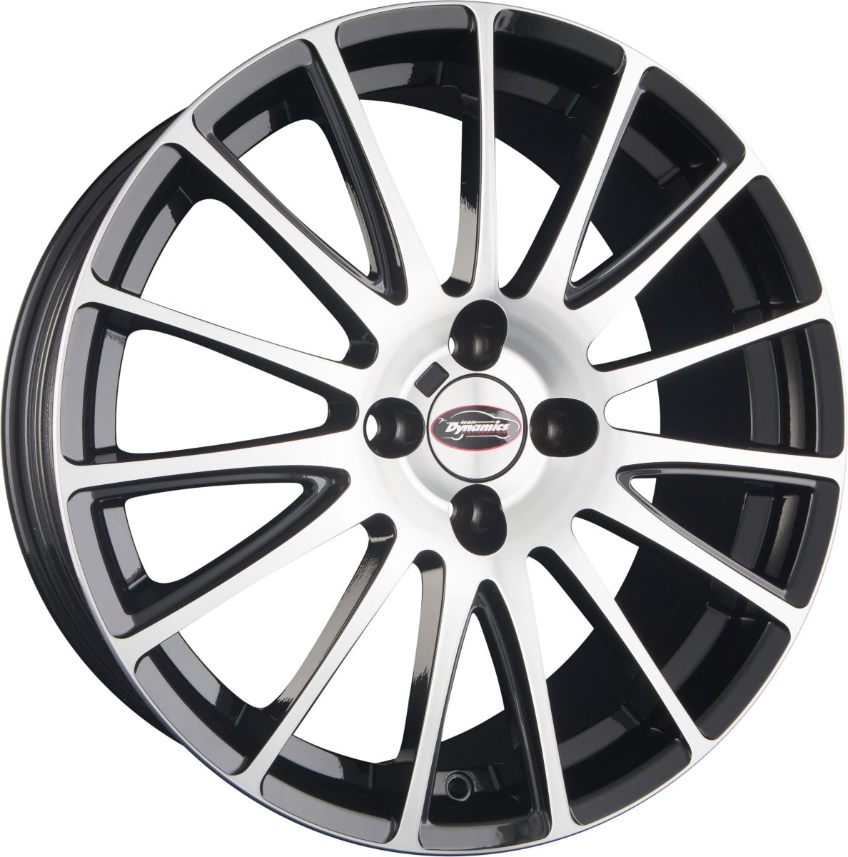 Team Dynamics Jet-GT Gloss Black Machined Face Alufelge 7.5x18 Zoll ET35 LK 4x108 ML63.4 – Bild 2