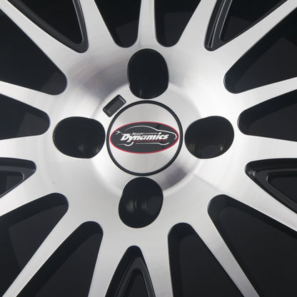 Team Dynamics Jet-GT Gloss Black Machined Face Alufelge 7.5x18 Zoll ET35 LK 4x108 ML63.4 – Bild 5