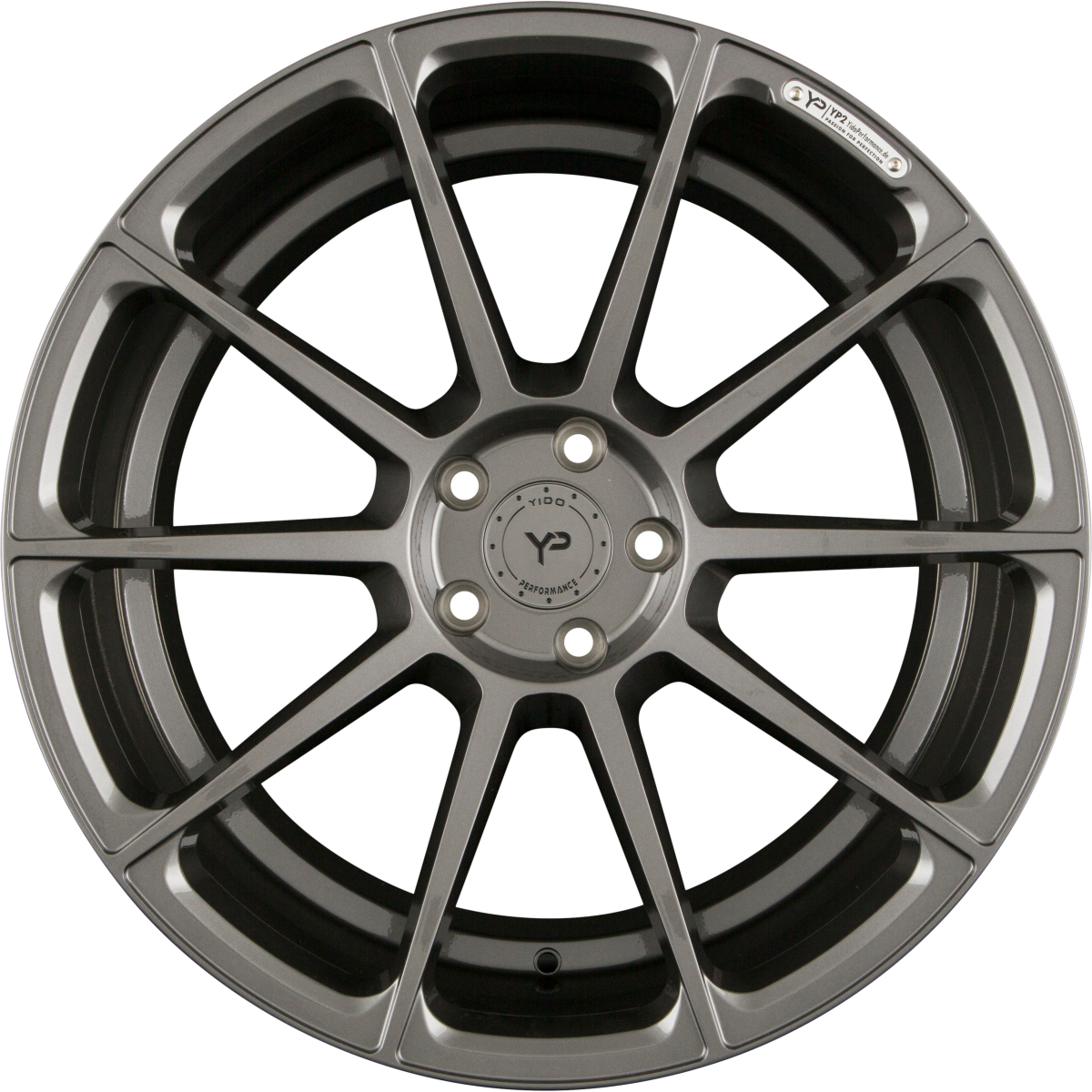 Yido Performance YP2 Kazim Gunmetal Alufelge 8.5x19 Zoll ET35 LK 5x112 ML66.6