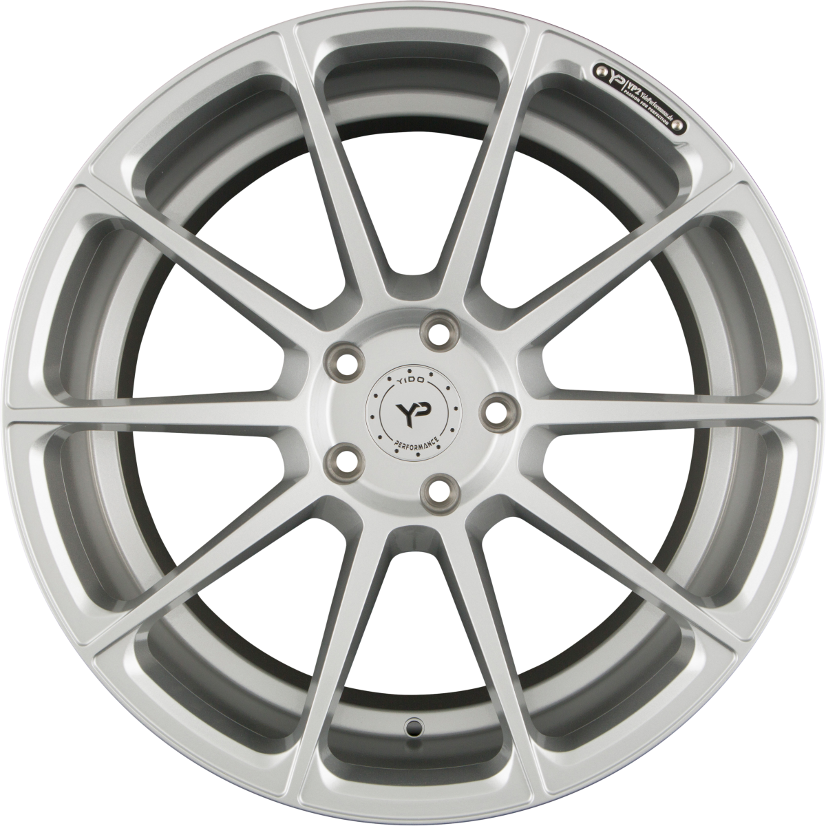 Yido Performance YP2 Kazim Matt Silber Alufelge 10x20 Zoll ET35 LK 5x112 ML66.6