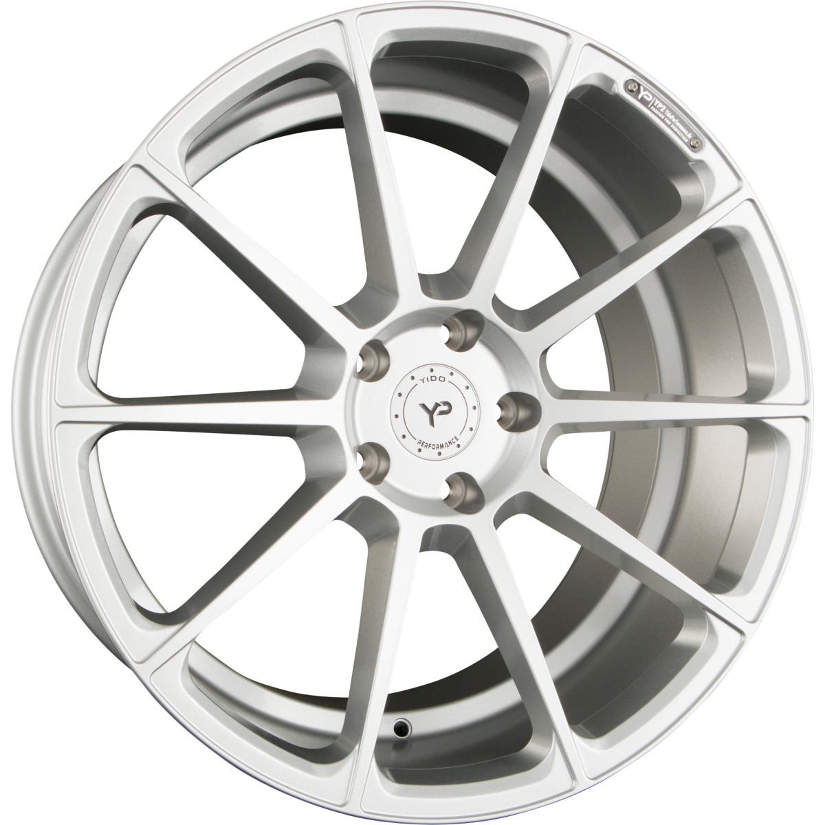 Yido Performance YP2 Kazim Matt Silber Alufelge 10x20 Zoll ET35 LK 5x112 ML66.6 – Bild 2