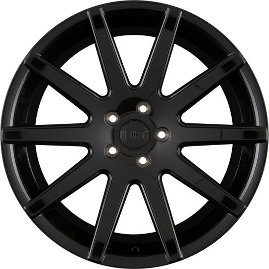 Dirt A.T. D54 Gloss Black Alufelge 9.5x22 Zoll ET25 LK 6x135 ML87.1