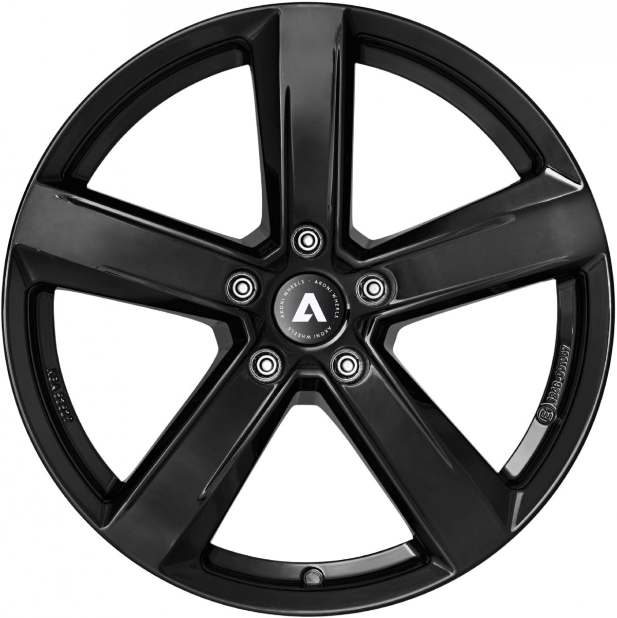 Akoni AK05 black Alufelge 7.5x18 Zoll ET51 LK 5x112 ML57.1 – Bild 2