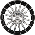 Emotion Wheels Racing Schwarz front poliert Alufelge 7x17 Zoll ET35 LK 4x100 ML60.1