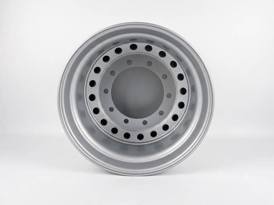 TIA wheels Stahlfelge 7.50x22.5 Zoll 10/335/281 ET147 M22 26 MZ Silber RAL9006 lackiert – Bild 2