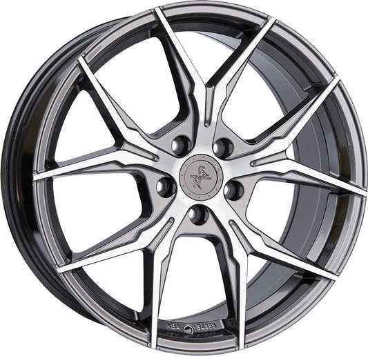 Keskin KT19N Angel palladium front polish - DEMO1 Alufelge 8.5x19 Zoll ET35 LK 5x120 ML72.6