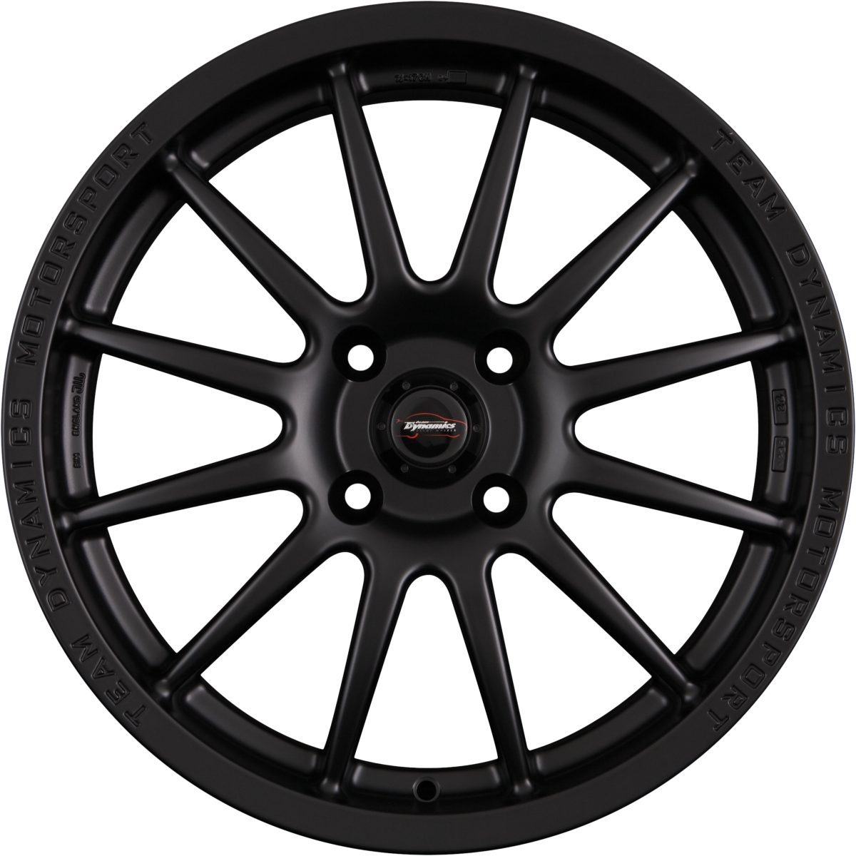 Team Dynamics Pro Race 1.2 Racing-Black Alufelge 8x15 Zoll ET35 LK 4x108 ML73.1