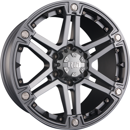 RID R01 Matte Gunmetal + Black Inserts Alufelge 9x18 Zoll ET25 LK 6x139.7 ML106.1 – Bild 2
