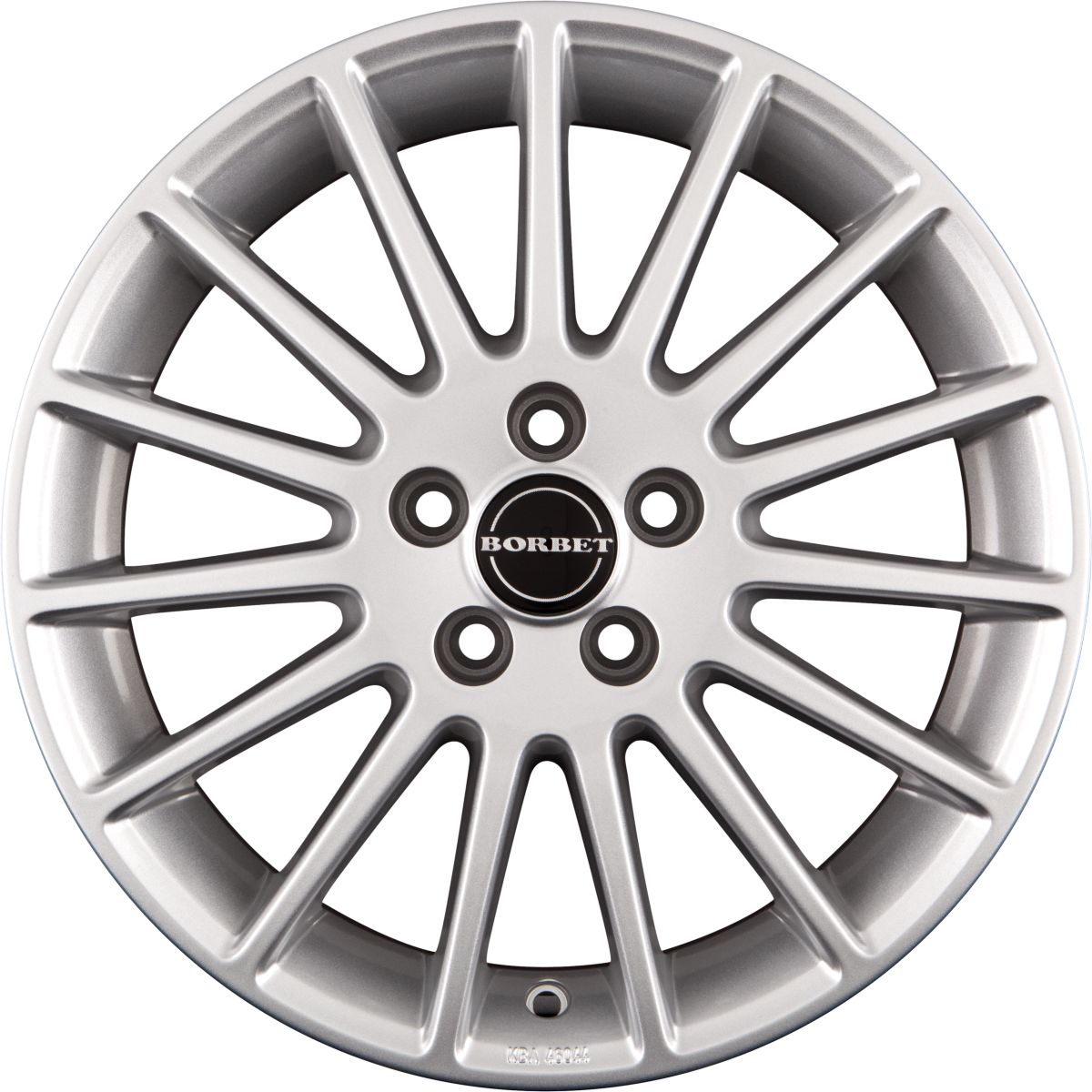 Borbet LS Kristallsilber Alufelge 7x17 Zoll ET45 LK 5x114.3 ML60.1