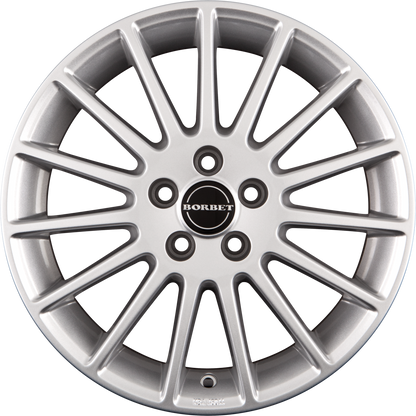 Borbet LS Kristallsilber Alufelge 7x17 Zoll ET45 LK 5x114.3 ML60.1