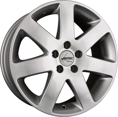 Autec Arctic Brillantsilber Alufelge 6.5x16 Zoll ET38 LK 5x110 ML65.1 – Bild 2