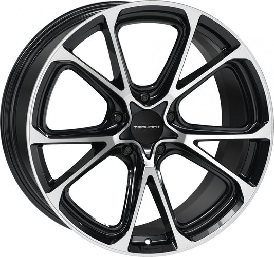 Proline Techart Formula VI black polished Alufelge 11.5x21 Zoll ET64 LK 5x130 ML71.5