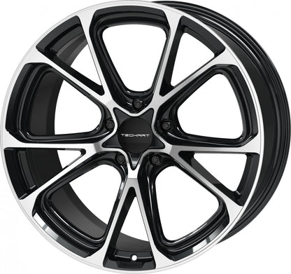 Proline Techart Formula VI black polished Alufelge 11.5x21 Zoll ET64 LK 5x130 ML71.5 – Bild 7
