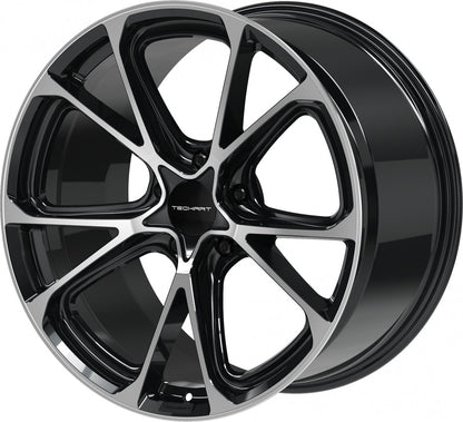 Proline Techart Formula VI black polished Alufelge 11.5x21 Zoll ET64 LK 5x130 ML71.5 – Bild 8