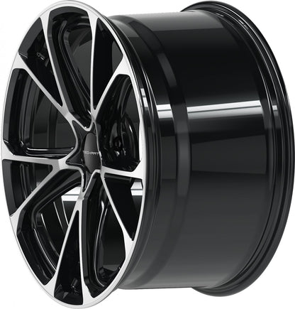 Proline Techart Formula VI black polished Alufelge 11.5x21 Zoll ET64 LK 5x130 ML71.5 – Bild 10