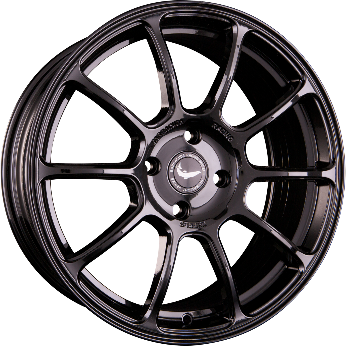Barracuda Summa Matt Black Pure Sports Alufelge 8x18 Zoll ET30 LK 5x100 ML73.1 – Bild 2