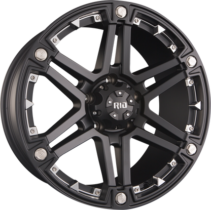 RID R01 Matte Black + Chrome Inserts Alufelge 9x20 Zoll ET20 LK 5x127 ML78.1 – Bild 2