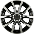 Mak Highlands Black Mirror Face Alufelge 7.5x17 Zoll ET45 LK 5x114.3 ML64.1