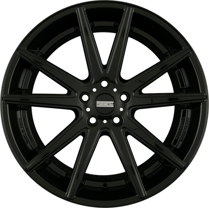 Fondmetal STC-10 Concave Glossy Black Alufelge 11x22 Zoll ET23 LK 5x112 ML66.5