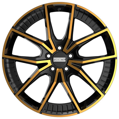 Fondmetal Elatha Glossy Black Bronze Machined Alufelge 11.5x22 Zoll ET52 LK 5x130 ML71.6