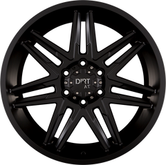Dirt A.T. D62 Flat Black Alufelge 9x18 Zoll ET25 LK 5x120 ML74.1