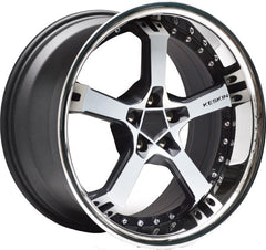 Keskin KT10 Humerus black front lip polish - DEMO2 Alufelge 9.5x19 Zoll ET35 LK 5x114.3 ML72.6