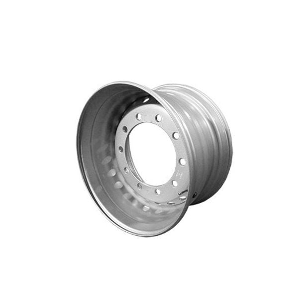 SRW Stahlfelge 11.75x22.5 Zoll 10/335/281 ET0 6221185 M22 26 BMZ ALV Silber RAL9006 (per 1 Stück)