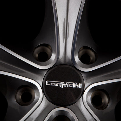 Carmani CA3 Curve Anthrazit Polish (AP) Alufelge 8x19 Zoll ET42 LK 5x114.3 ML72.6 – Bild 4