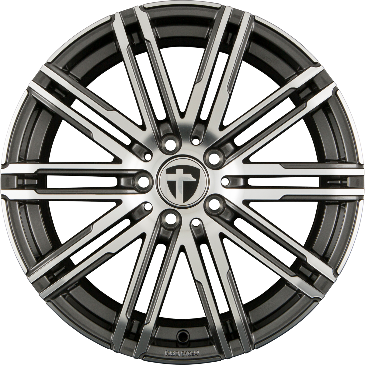 Tomason TN18 Gun Metal Polished Alufelge 9x20 Zoll ET10 LK 5x112 ML66.6