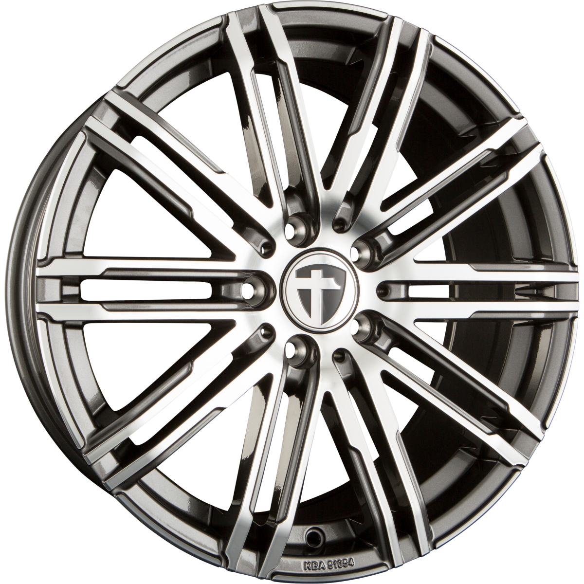 Tomason TN18 Gun Metal Polished Alufelge 9x20 Zoll ET10 LK 5x112 ML66.6 – Bild 2