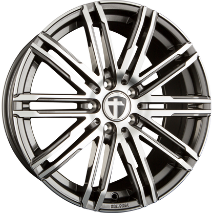 Tomason TN18 Gun Metal Polished Alufelge 9x20 Zoll ET10 LK 5x112 ML66.6 – Bild 2