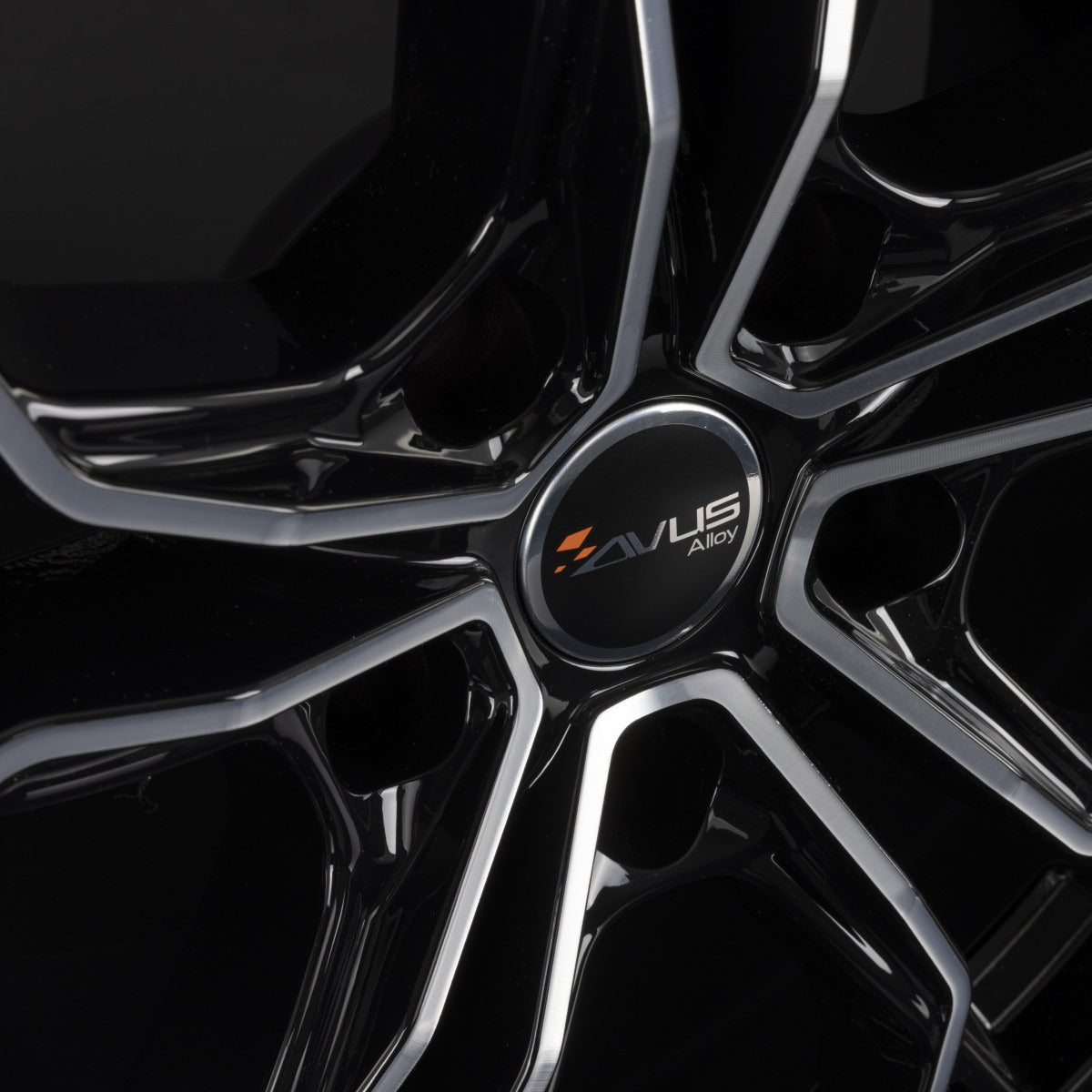 Avus Racing AC-M10 Black Polished Alufelge 8x19 Zoll ET45 LK 5x112 ML66.6 – Bild 3