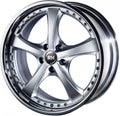 RH Alurad RAU Vesuv silber mit Edelstahlhorn Alufelge 10x18 Zoll ET55 LK 5x112 ML158